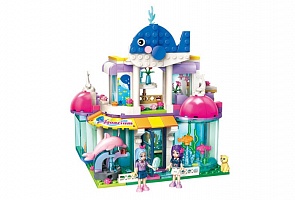 Конструктор с фигурками Океанариум - Белый кит, 327 деталей (Enlighten Brick, BRICK2012 (12))